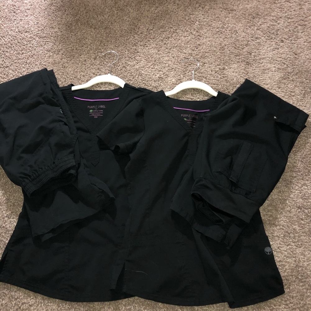 Black XXS Scrubs